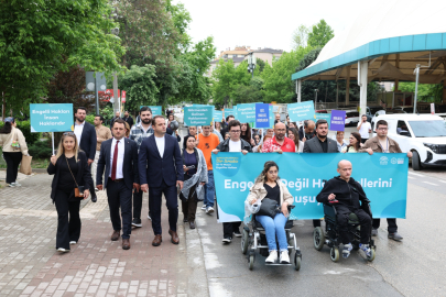 Nilüfer’de Üç Fidan’dan Halk Evi’ne farkındalık yürüyüşü