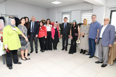 OSMEK kursiyerlerinin bir yıllık emeği görücüye çıktı