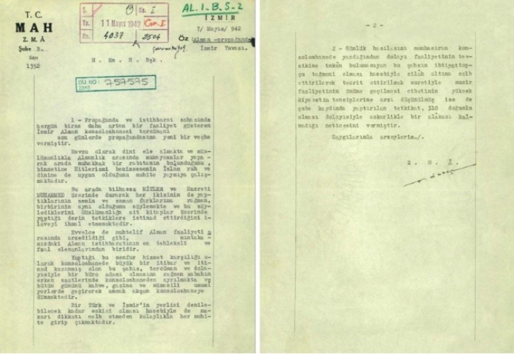 MİT’in arşivinde Hitler’e ait dikkat çeken belge!-Bursa Hayat Gazetesi-2