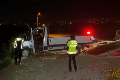 Bursa'da tehlikeli sürüş kazayla bitti