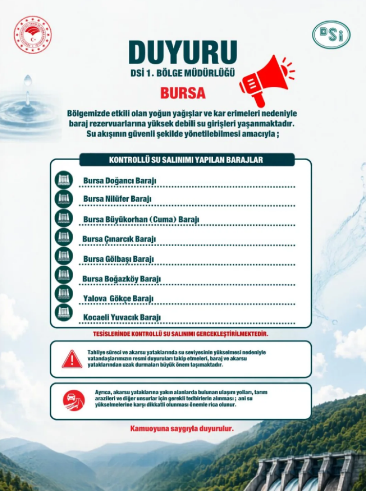 Bursa için kritik süreç: Yağış sonrası DSİ'den uyarı geldi - Bursa Hayat - 3