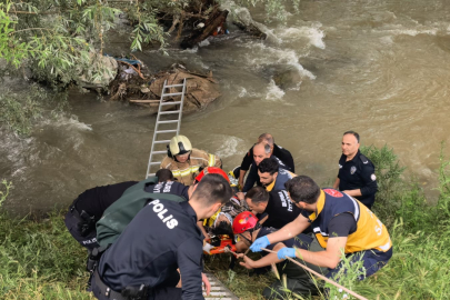 Bursa’da ölümle burun buruna anlar! Boğulmaktan son anda kurtuldu