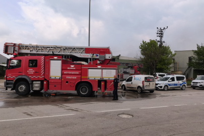 Bursa’da sunta fabrikasında yangın paniği