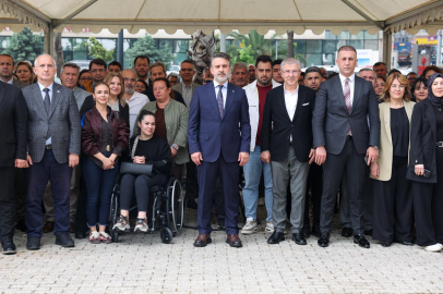 Bursa Büyükşehir’de bayramlaşma mesaisi!