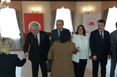 Bursa protokolü bayramlaşma töreninde bir araya geldi