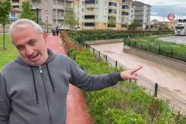 Kuruyan dere 25 yıl sonra yeniden coştu