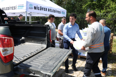Nilüfer’de çiftçiye nefes aldıran destek