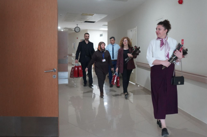 Orhangazi'de bayram öncesi hastalara moral ziyareti