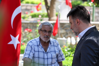 Başkan Vekili Biba’dan şehitlik ve esnaf ziyareti
