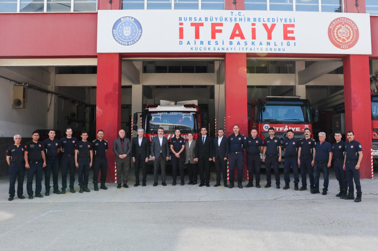 Başkan Vekili Şahin Biba’dan itfaiyeye bayram ziyareti - Bursa Hayat Gazetesi-2
