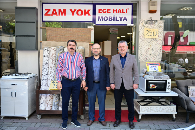 Başkan Yılmaz’dan saha ziyareti ve esnafla bayramlaşma - Bursa Hayat Gazetesi-4