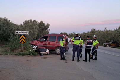 İznik’te feci kaza! Motosiklet ile araç çarpıştı: 2 yaralı