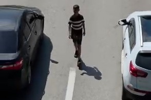 Bursa’da trafikte korku dolu anlar
