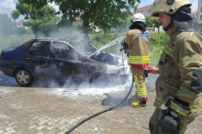 Bursa'da korku dolu anlar: Seyir halindeyken alevlere teslim oldu