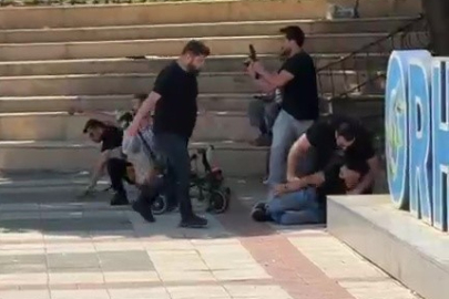 Bursa’da iki kişi arasındaki bıçaklı kavgaya sivil polis müdahalesi