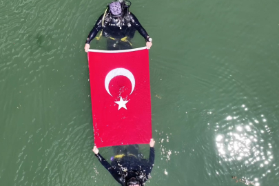 18 metre derine daldılar! Nefes kesen tatbikat