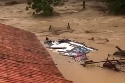 Medovets Köyü ikinci kez sular altında