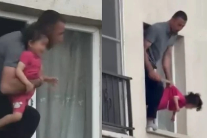 Kan donduran anlar! 3 yaşındaki kızına dehşeti yaşattı
