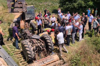 Bursa'da köprüden düşen sürücü için ekipler seferber oldu