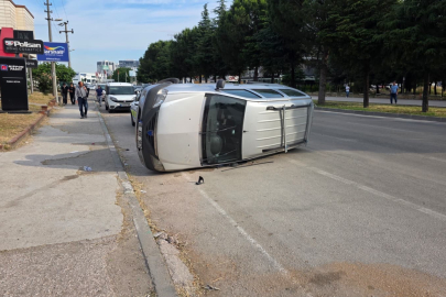 Bursa'da sanayi içinde korku dolu anlar