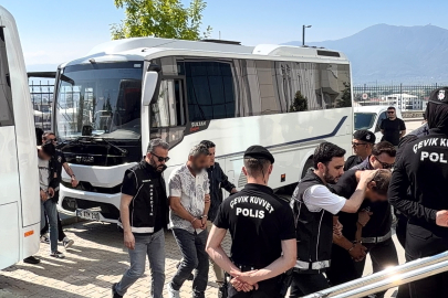 Bursa'da nefes kesen operasyon: 23 şüpheli adliyeye sevk edildi!
