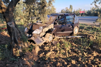 Bursa’da korkutan kaza! Sürücü mucize eseri kurtuldu