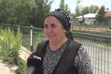 Kuruyan Tecer Irmağı yeniden coştu