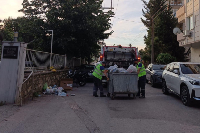 Orhangazi'de temizlik ekipleri iki koldan sahada