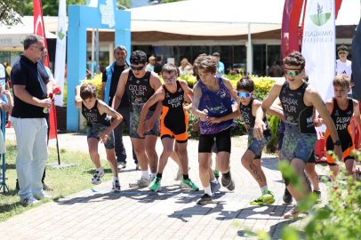 Osmangazi’de duatlon heyecanı: 125 sporcu ter döktü