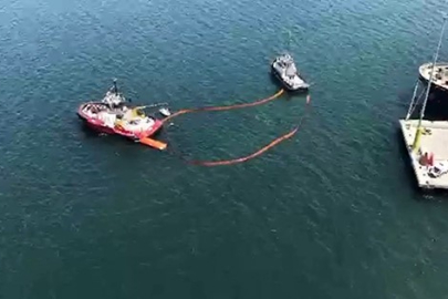 Gemlik Körfezi'nde nefes kesen çevre tatbikatı