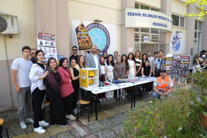 BUÜ Teknik Bilimler MYO'da yıl sonu proje şenliği düzenlendi