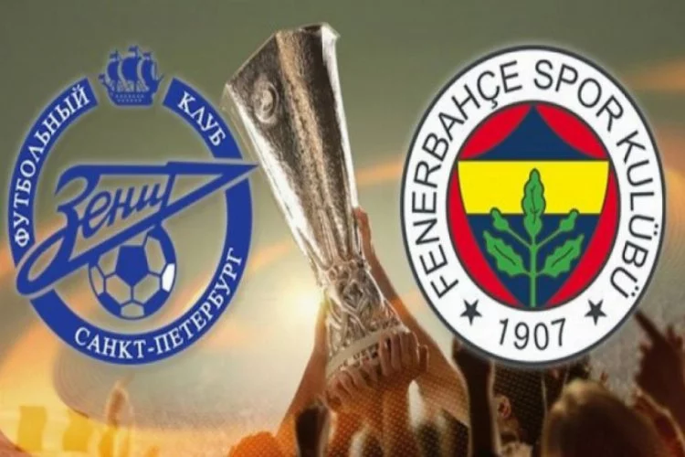 Zenit - Fenerbahçe karşılaması sona erdi