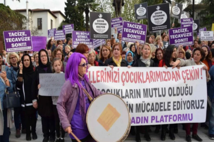 Çocuk istismarına Bursa'da isyan