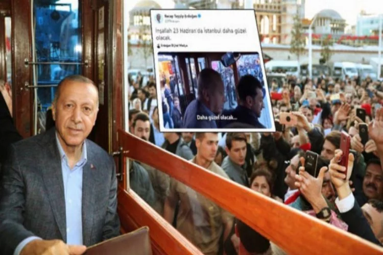 Erdoğan'dan nostaljik tren paylaşımı