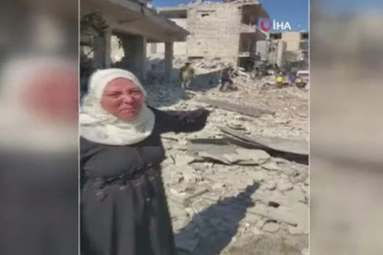 İdlibli kadının yardım çığlığı: 'Trump, bunları durdur'