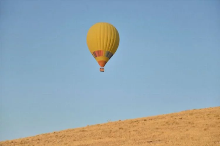 O ilimizde ilk sıcak hava balonu havalandı! Turizme önemli katkısı olacak
