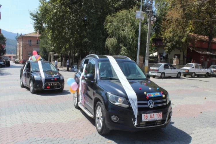 Bursa'da makam aracıyla şehir turu