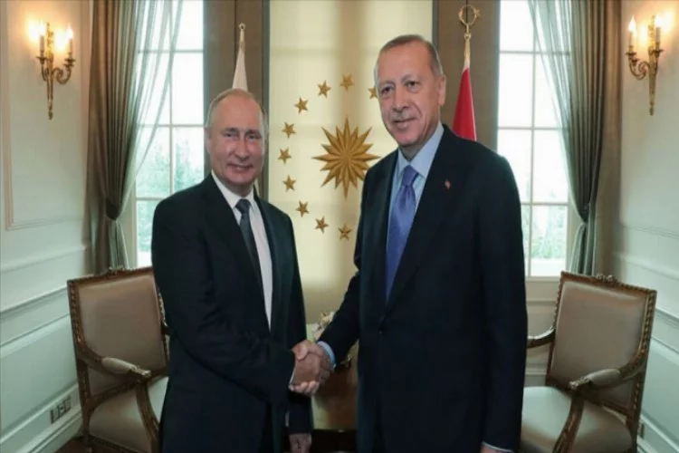 Cumhurbaşkanı Erdoğan'dan Putin'le görüştü!