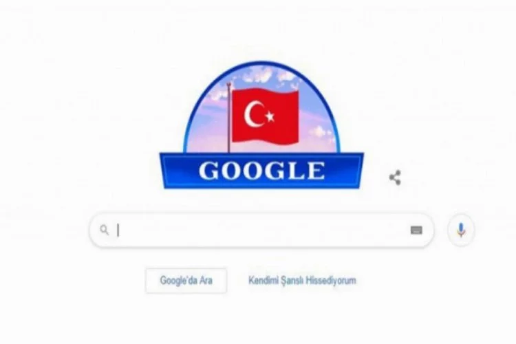 Google'dan 29 Ekim Cumhuriyet Bayramı'na özel doodle