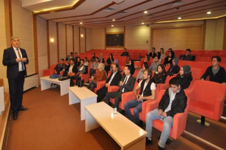 Bursa'da öğrencilere İTSO'nun dış ticaretteki rolü anlatıldı
