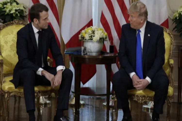 Trump ve Macron'dan önemli açıklamalar
