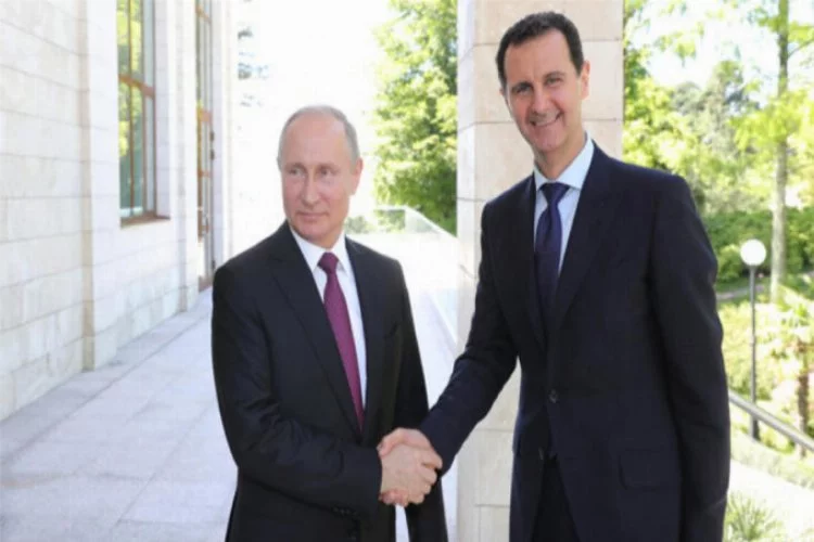 Putin,  Beşar Esad ile görüştü!