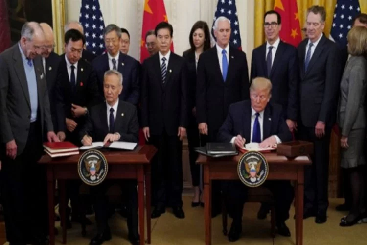 ABD ve Çin birinci faz ticaret anlaşmasını imzaladı