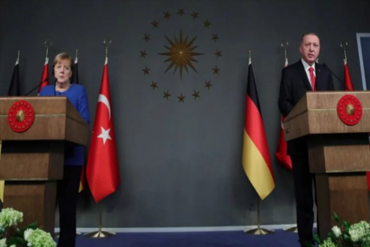 Cumhurbaşkanı Erdoğan ve Merkel'den ortak açıklama