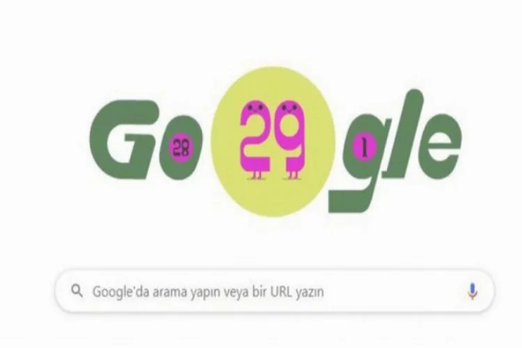 Google'dan "artık gün"e özel doodle