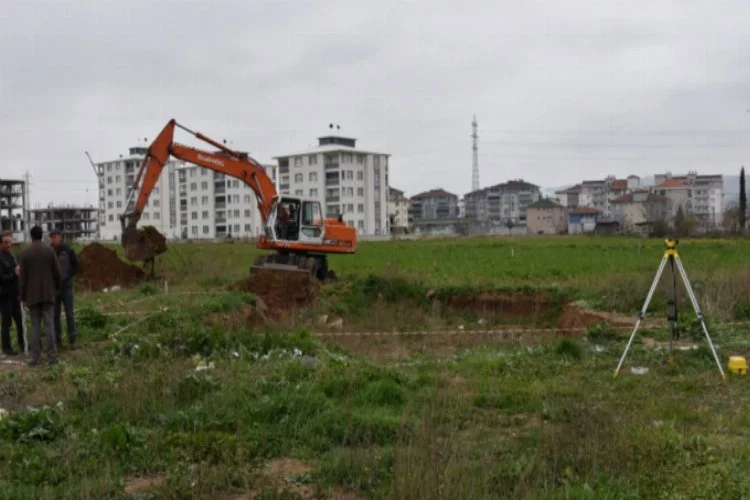 Bursa'da yeni yapılacak caminin temelleri atıldı