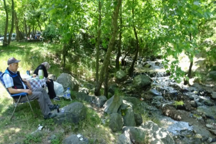 İlk kısıtlamasız hafta sonunda Bursalılar piknik alanlarına akın etti