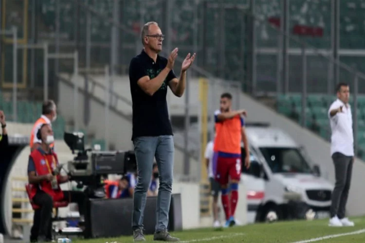 Bursaspor Teknik Direktörü Buz: 'Takımımız çok iyi bir performans sergiledi'