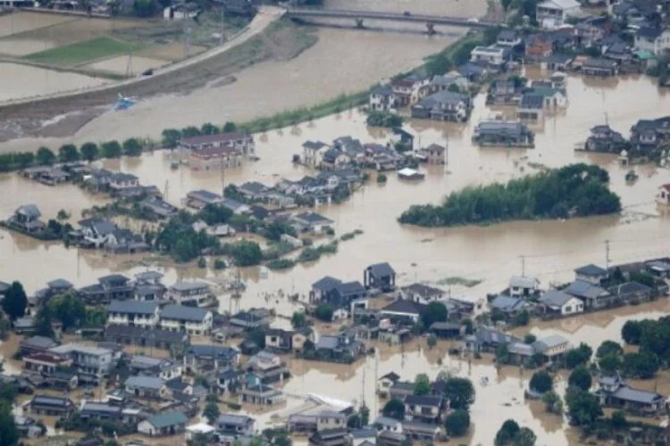 Japonya'daki sel felaketi! Çok sayıda ölü ve kayıp var