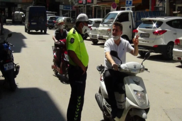 Bursa'da kurallara uymayan sürücülere ceza yağdı
